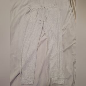 Joe Fresh Light Gray Ribbed Lounge Joggers